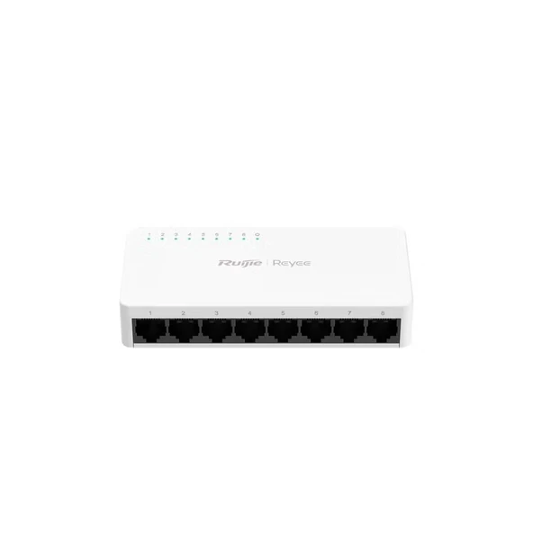 RUIJIE REYEE 8port 10/100 Yönetilemez Switch REYEE RG-ES08F ürün görseli 1