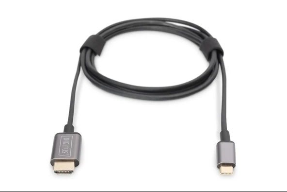 DIGITUS USB-C-HDMI Görüntü Kablosu 1,8m (DA-70821) - Resim 2