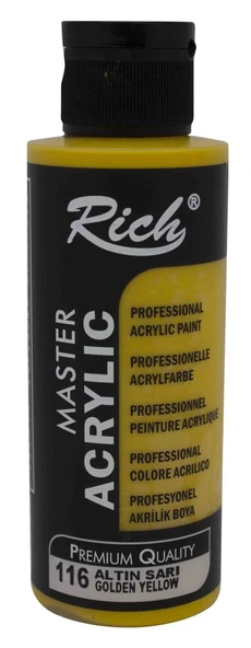 Rich Akrilik Boya 120 Cc Altın Sarı 120-116 ürün görseli 1