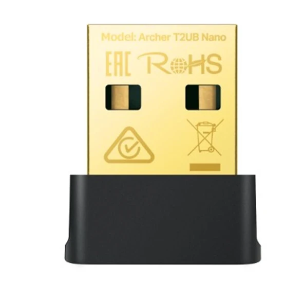 Tp-Link Archer T2UB Nano 600 Mbps Kablosuz + Bluetooth USB Adaptör AC600 ürün görseli 1