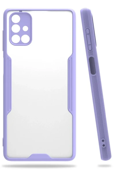 Newface Samsung Galaxy M51 Kılıf Platin Silikon - Lila ürün görseli 1