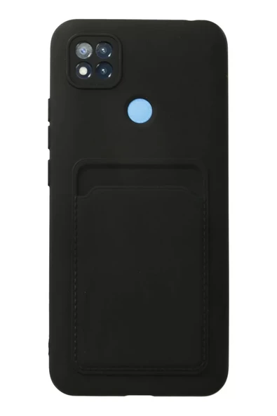 Newface Xiaomi Redmi 9C Kılıf Kelvin Kartvizitli Silikon - Siyah ürün görseli 1