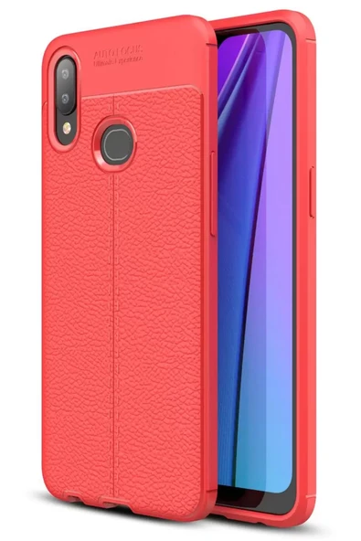 Newface Samsung Galaxy A10S Kılıf Auto Focus Kapak - Kırmızı ürün görseli 1