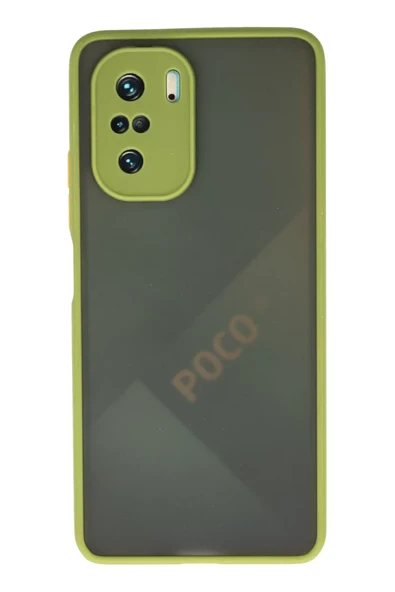 Newface Xiaomi Poco F3 Kılıf Montreal Silikon Kapak - Açık Yeşil ürün görseli 1