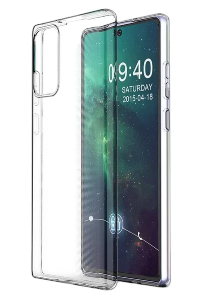 Newface Samsung Galaxy Note 20 Kılıf Lüx Şeffaf Silikon ürün görseli 1