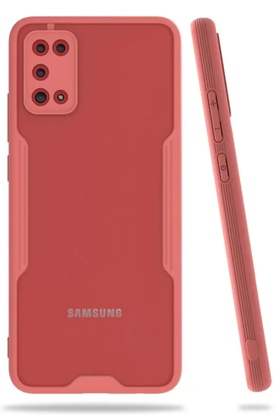 Newface Samsung Galaxy A02S Kılıf Platin Silikon - Pembe ürün görseli 1