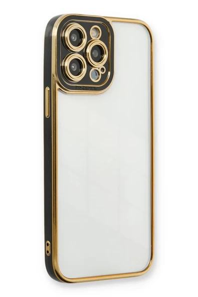 Newface Apple iPhone 13 Pro Max Kılıf Liva Lens Silikon - Siyah ürün görseli 1