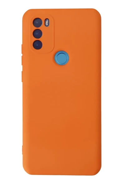 Newface General Mobile GM 21 Plus Kılıf Nano içi Kadife Silikon - Turuncu ürün görseli 1