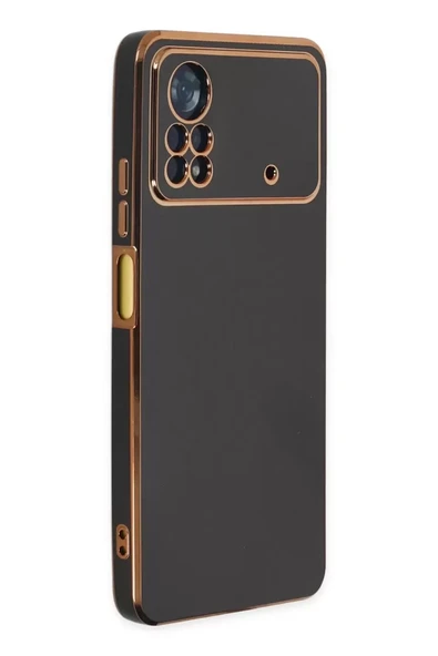 Newface Xiaomi Poco X4 Pro 5G Kılıf Volet Silikon - Siyah ürün görseli 1