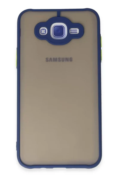 Newface Samsung Galaxy J7 Kılıf Montreal Silikon Kapak - Lacivert ürün görseli 1