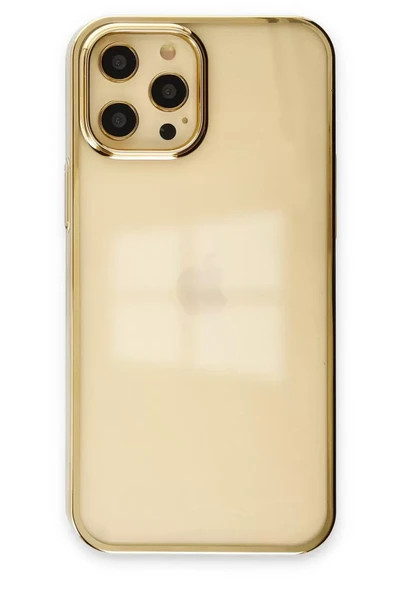 Newface Apple iPhone 12 Pro Max Kılıf Element Silikon - Gold ürün görseli 1