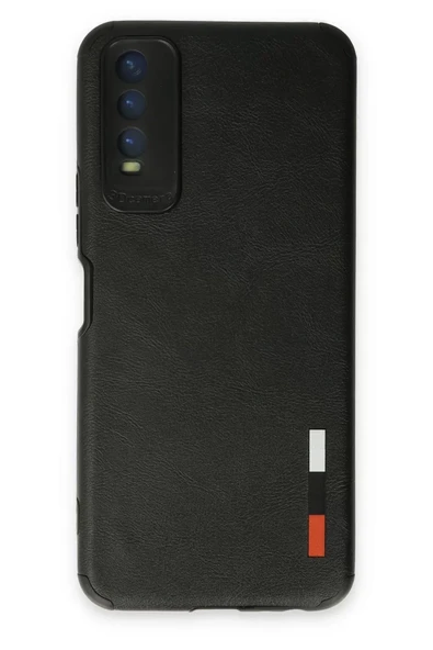 Newface Vivo Y11S Kılıf Loop Deri Silikon - Siyah ürün görseli 1