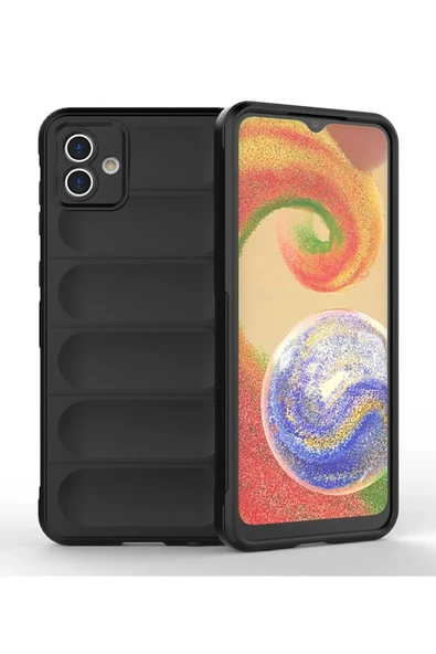 Newface Samsung Galaxy A04 Kılıf Optimum Silikon - Siyah ürün görseli 1