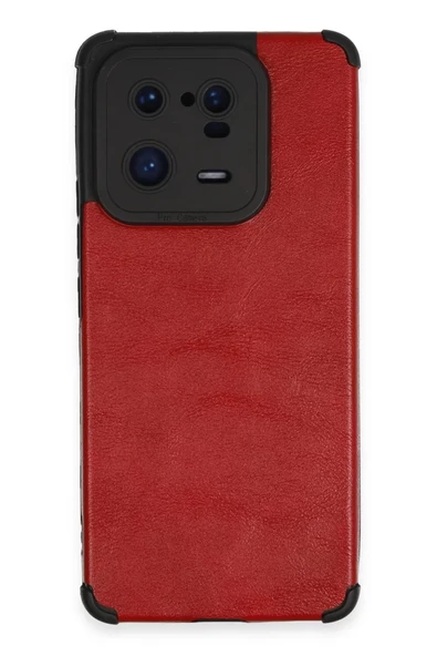 Newface Xiaomi Mi 13 Pro Kılıf Loop Deri Silikon - Kırmızı ürün görseli 1