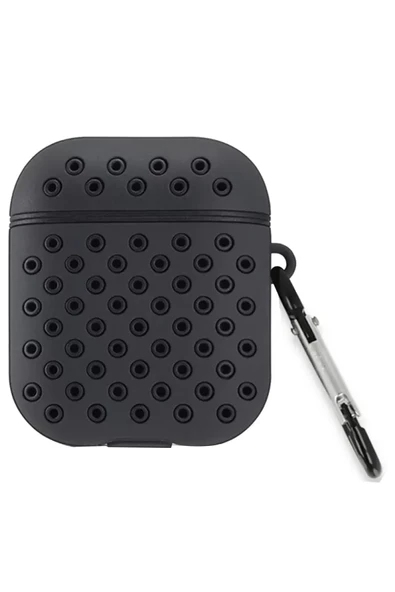 Newface Apple Airpods 3 (3.nesil) Spor Delikli Kılıf - Siyah-Siyah ürün görseli 1