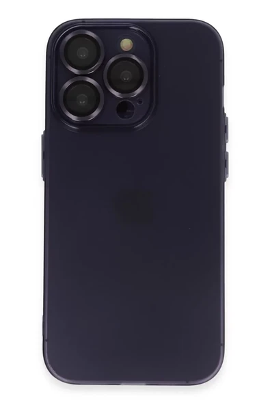 Newface Apple iPhone 14 Pro Max Kılıf Luko Lens Silikon - Siyah ürün görseli 1