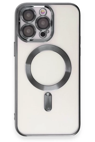 Newface Apple iPhone 15 Pro Kılıf Kross Magneticsafe Kapak - Titan Gri ürün görseli 1