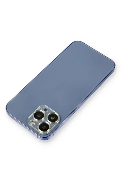 Newface Apple iPhone 12 Pro Metal Kamera Lens Koruma Cam - Açık Yeşil ürün görseli 1