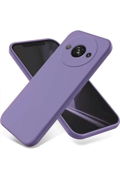 Newface Xiaomi Redmi A3 4G Kılıf First Silikon - Lila ürün görseli 1