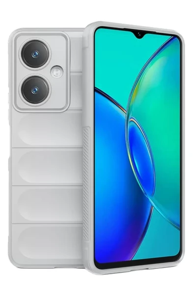 Newface Vivo Y27 Kılıf Optimum Silikon - Krem ürün görseli 1