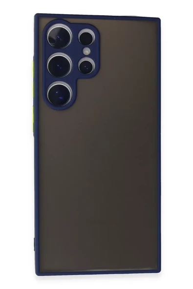 Newface Samsung Galaxy S24 Ultra Kılıf Montreal Silikon Kapak - Lacivert ürün görseli 1