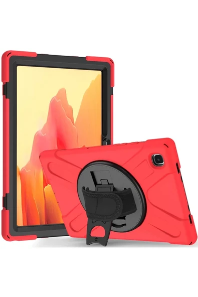 Newface Samsung Galaxy T220 Tab A7 Lite 8.7 Kılıf Amazing Tablet Kapak - Kırmızı ürün görseli 1