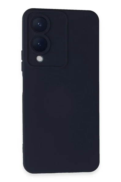 Newface Vivo Y17S Kılıf Nano içi Kadife Silikon - Lacivert ürün görseli 1