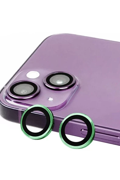 Newface Apple iPhone 15 Raze Metal Kamera Lens - Yeşil ürün görseli 1