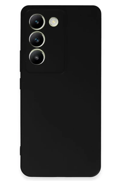 Newface Vivo V30 Lite 4G Kılıf First Silikon - Siyah ürün görseli 1