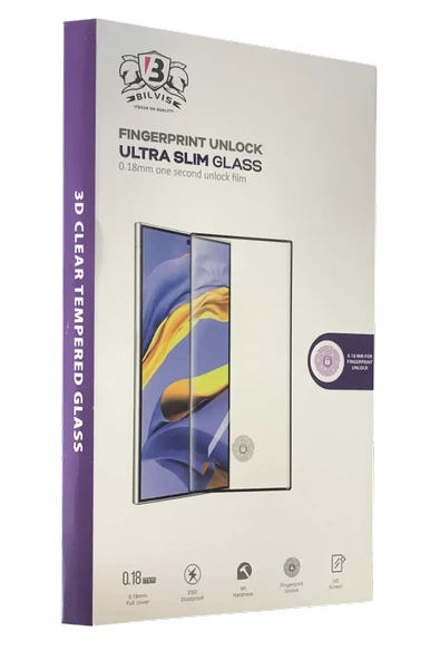 Newface Samsung Galaxy S25 Ultra Bilvis 0.18mm Plus Cam Ekran Koruyucu ürün görseli 1