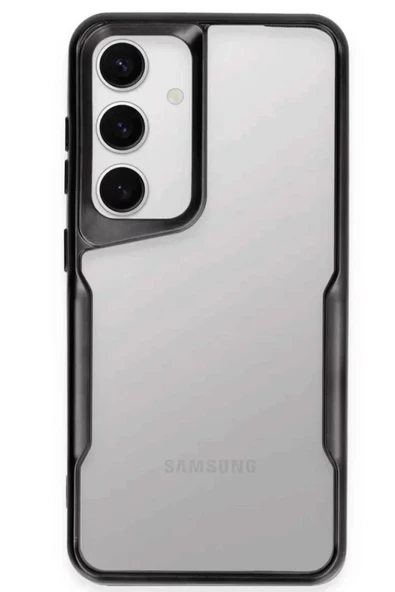Newface Samsung Galaxy S25 Kılıf Boyi Silikon Kapak - Siyah ürün görseli 1