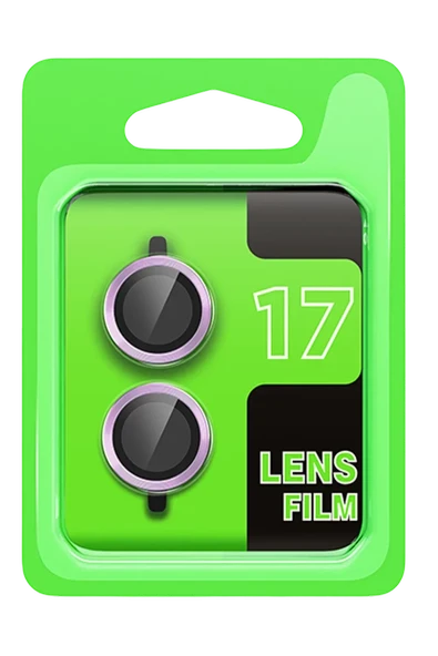 Newface Apple iPhone 17 Raze Metal Kamera Lens - Açık Mor ürün görseli 1