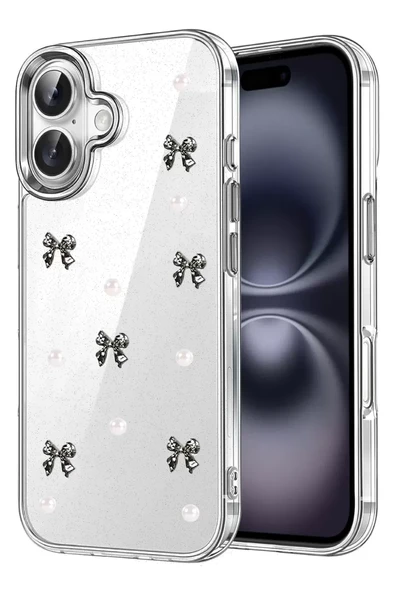 Newface Apple iPhone 16 Plus Fiyonk Desenli Kapak - Desen 8 ürün görseli 1