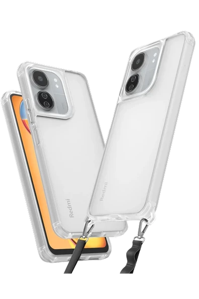 Newface Xiaomi Redmi 13C Kılıf Penta Silikon Kılıf - Şeffaf ürün görseli 1