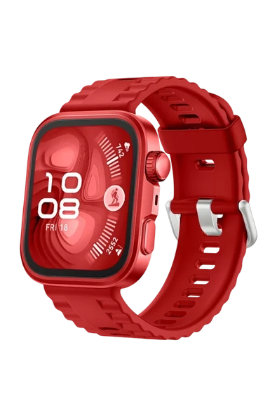 Newface Huawei Fit 4 Nova Silikon Kordon - Kırmızı ürün görseli 1