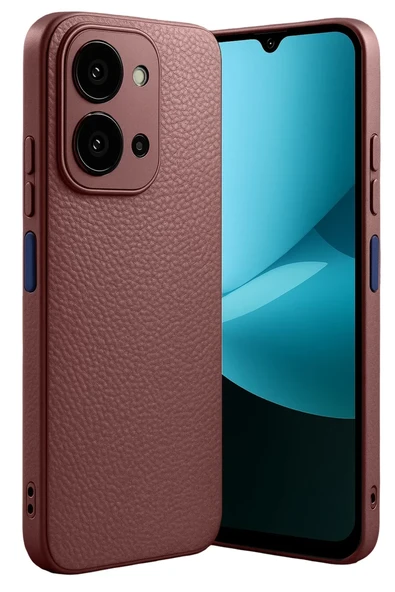 Newface Xiaomi Redmi 15C 4G Thermax Silikon Kılıf - Bordo ürün görseli 1