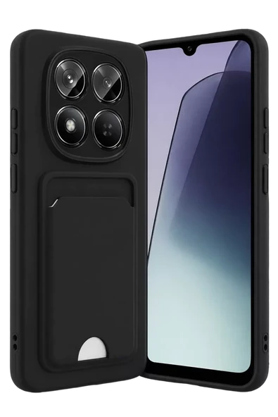 Newface Xiaomi Redmi Note 15 Pro 4G Kelvin Kartvizitli Silikon - Siyah ürün görseli 1