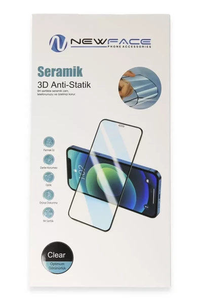 Newface Samsung Galaxy S26 Plus 3D Antistatik Seramik Nano Ekran Koruyucu - Siyah ürün görseli 1