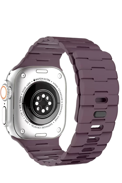 Newface Apple Watch Ultra 49mm Wowen Kordon - Bordo ürün görseli 1