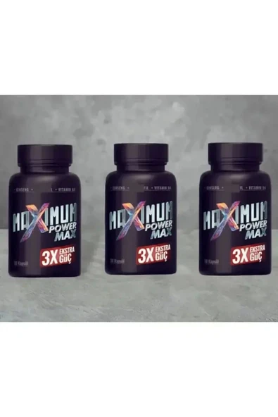 Maximum Power Max 3x Effect Erkeklere Extra Sertlik Maxìmum Güç 30 Lu X 3 Adet ürün görseli 1