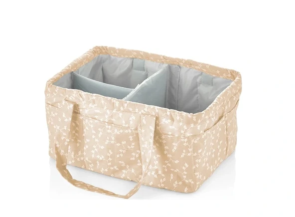 Katlamalı Anne & Bebek Organizer 795 Somon Çiçek ürün görseli 1