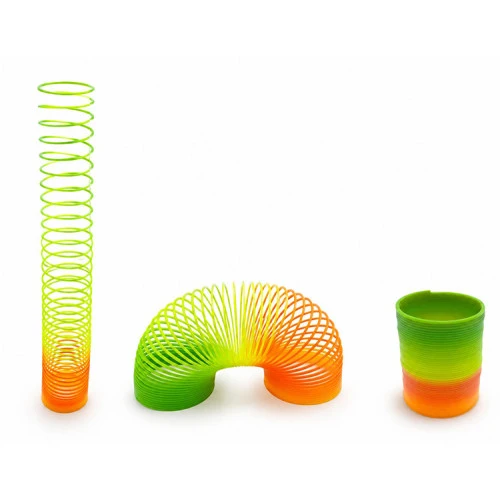 Rainbow Gökkuşağı Stres Yayı - Kutulu Küçük Boy Plastik Slinky Oyuncak ürün görseli 1