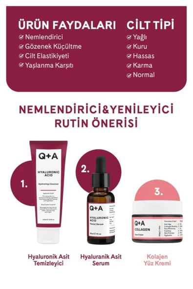 Q+A Hyalüronik Asit Serum 30 ml - Resim 2
