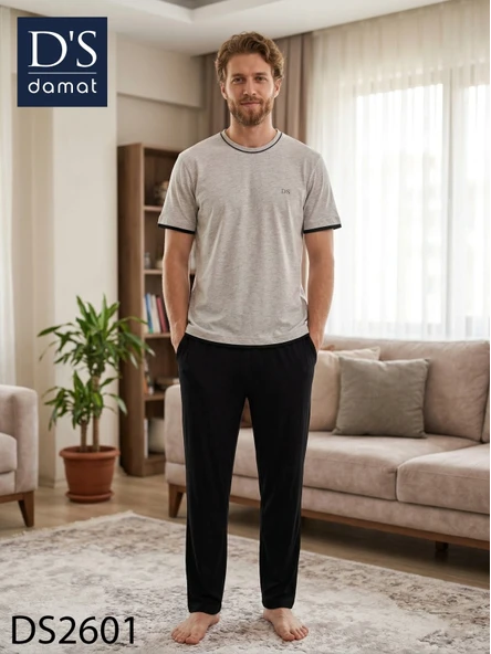D's Damat 2601 Erkek Spring Kısa Kol Pijama Takımı ürün görseli 1