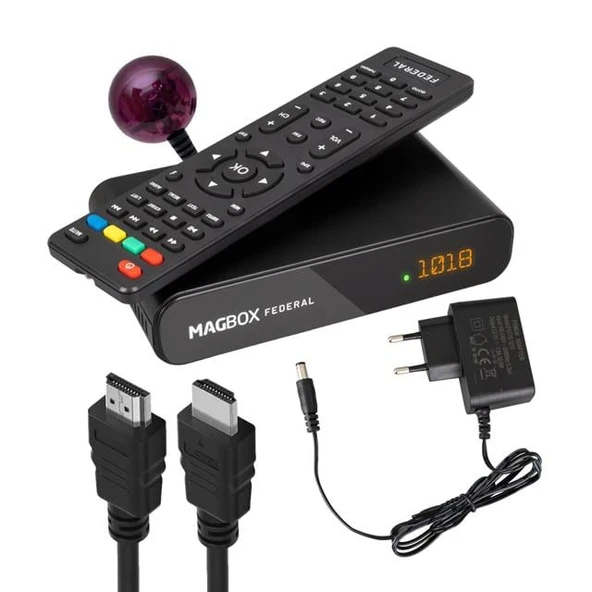 Magbox Federal TKGS'li HD Uydu Alıcısı Scart + HDMI Çıkışlı ürün görseli 1