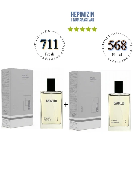 711 + 568 Erkek Parfüm Edp 50 ml Fresh/Floral - Mnms711568 ürün görseli 1
