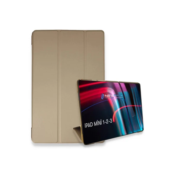 İpad Mini 3 Kılıf Tablet Smart Kılıf - Gold ürün görseli 1