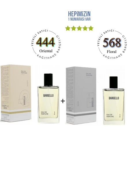 444 + 568 Kadın/Erkek Parfüm Edp 50 ml Oriental/Floral - Mnms444568 ürün görseli 1