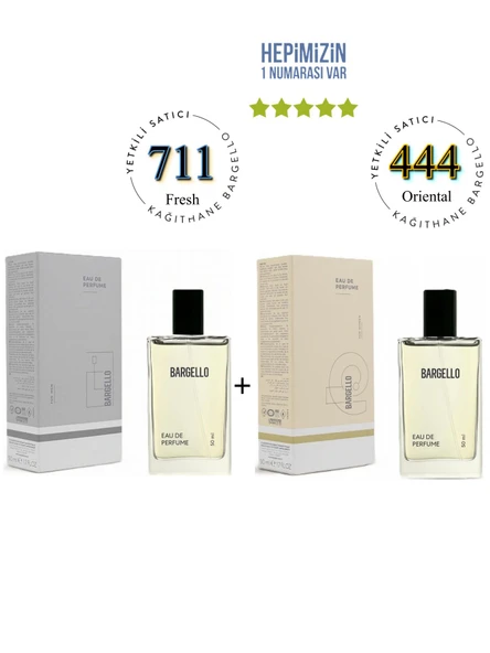 711 + 444 Erkek/Kadın Parfüm Edp 50 ml Fresh/Oriental - Mnms711444 ürün görseli 1