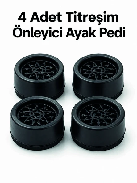 4'lü Set Çamaşır Makinesi Titreşim Önleyici Ped ürün görseli 1